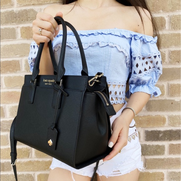 ๐๐NWT Kate Spade Satchel &Crossbody Black - Picture 4 of 6